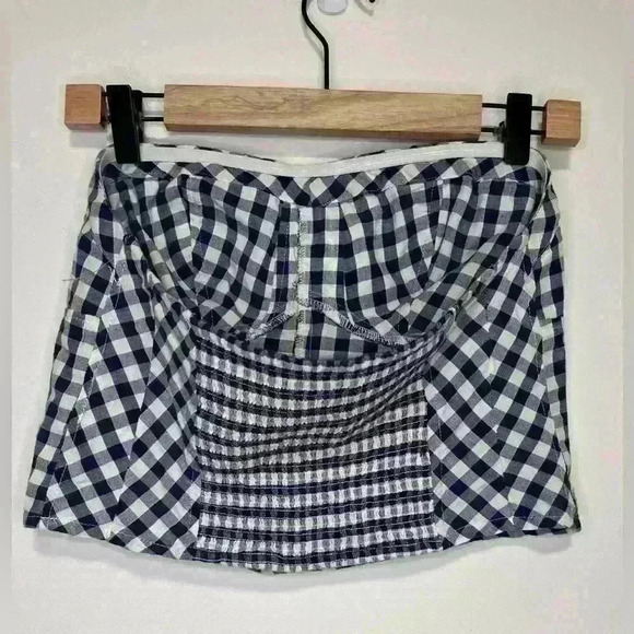 Free People Leilani Tube Top Blue Gingham NWOT , Sz medium - Picture 5 of 7